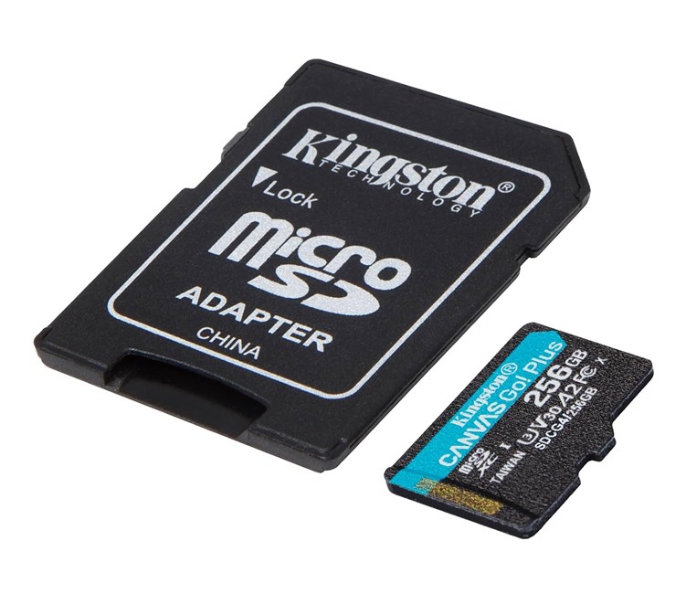 Kingston 256GB mSDXC CanvasGo+ 200MB SDCG4/256GB - Görsel 3