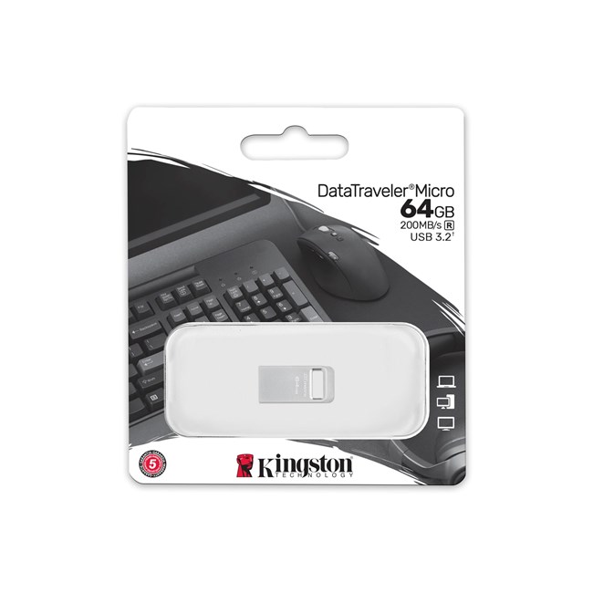 Kingston 64GB DT Micro DTMC3G2/64GB - Görsel 3