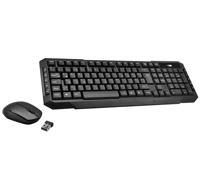 Everest KM-510 Siyah Kablosuz Q Klavye Set - Görsel 2