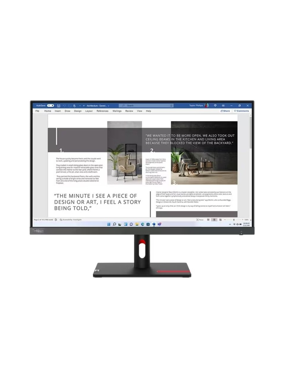 Lenovo ThinkVision S27i-30 63DFKAT4TK 27" 4 ms Full HD IPS 100 Hz Monitör