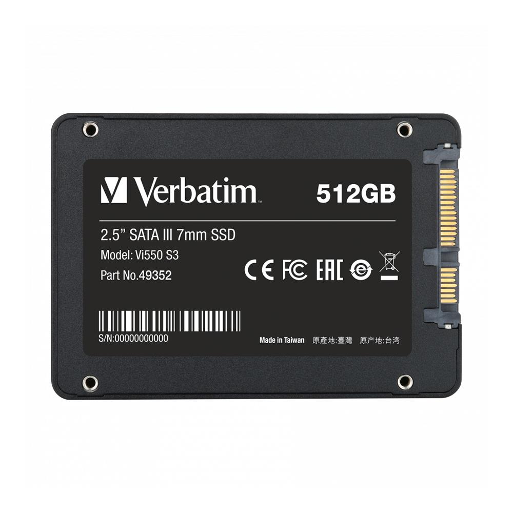 Verbatim Vi550 S3 SATA 3.0 2.5" 512 GB SSD - Görsel 2