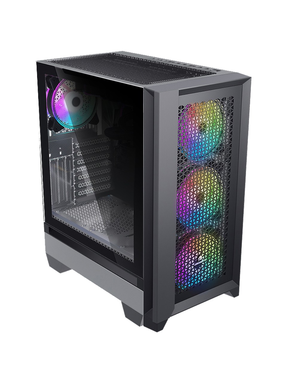 MSI MAG Forge M100A D60 ARGB Fanlı 600 W Micro ATX Oyuncu Kasası - Görsel 2