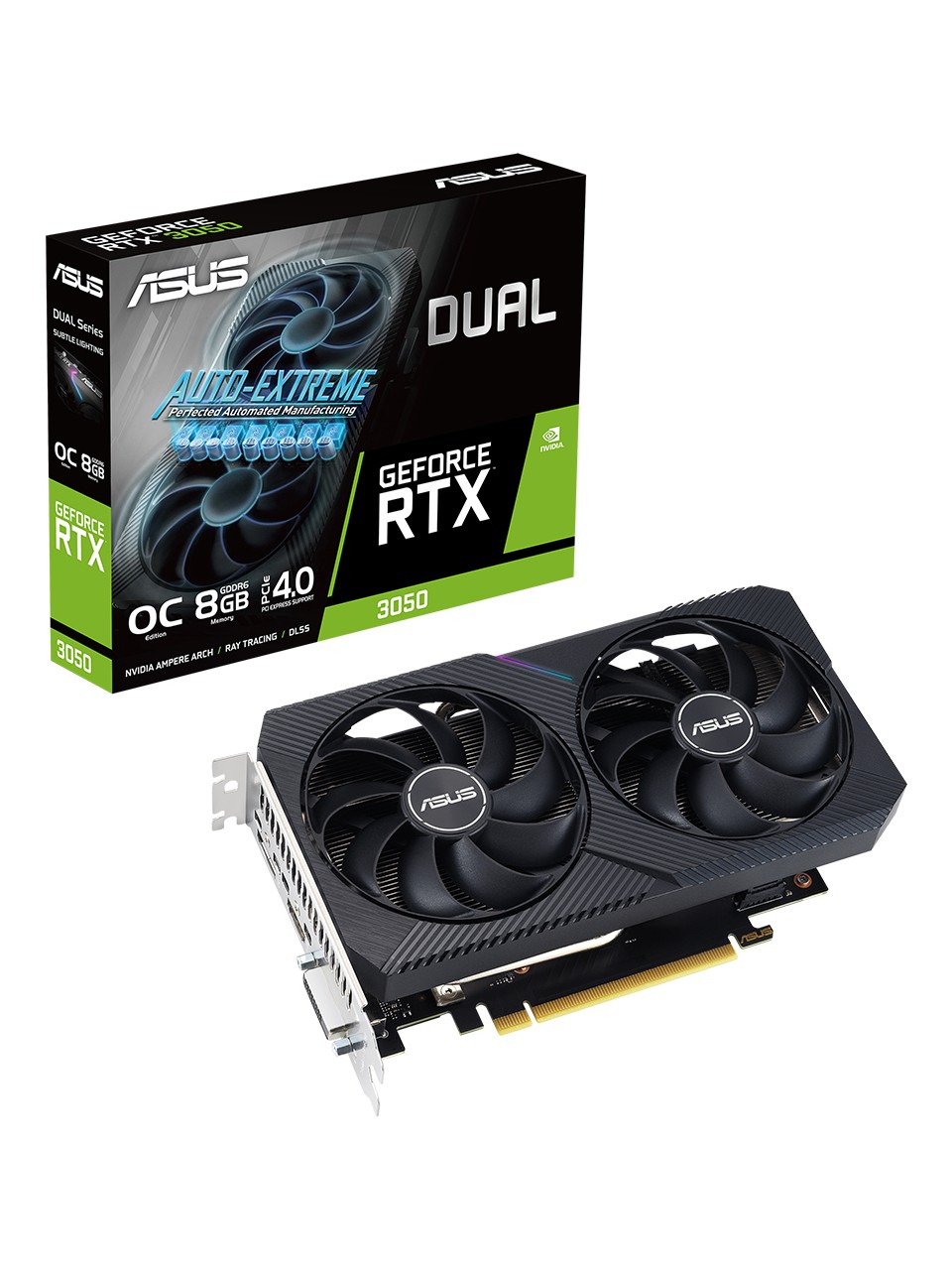 Asus RTX 3050 DUAL-RTX3050-O8G-V2 128 Bit GDDR6 8 GB Ekran Kartı