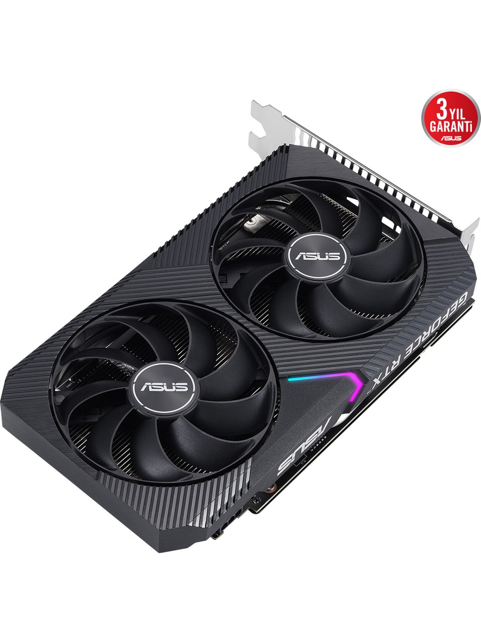 Asus RTX 3050 DUAL-RTX3050-O8G-V2 128 Bit GDDR6 8 GB Ekran Kartı - Görsel 2