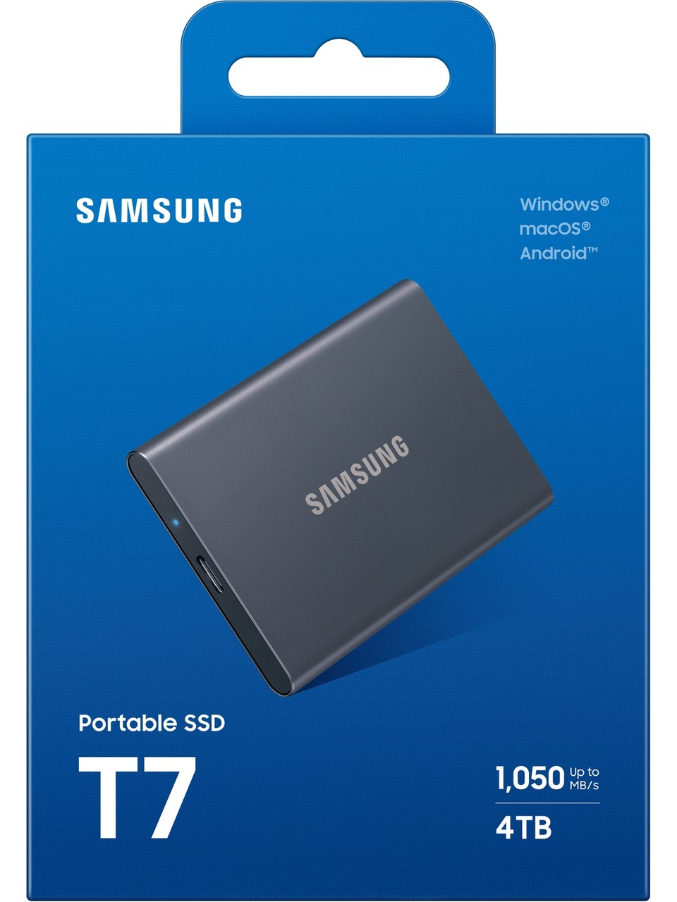 Samsung MU-PC4T0T/WW MU-PC4T0T/WW T7 Taşınabilir SSD 4 TB