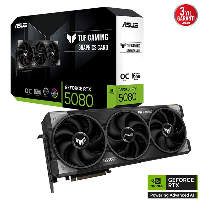 Asus GeForce RTX 5080 16GB Tuf Gaming OC GD7 256B