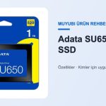 Adata SU650 1 TB SSD - Muyubi ürün rehberi